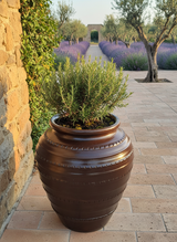 Vaso terracota artesanal feito à mão em Portugal, decoração moderna, Japandi, minimalista, rústico, mediterrânico, farmhouse, cottagecore. Decoração e design de interiores; decoração e design biofílico;