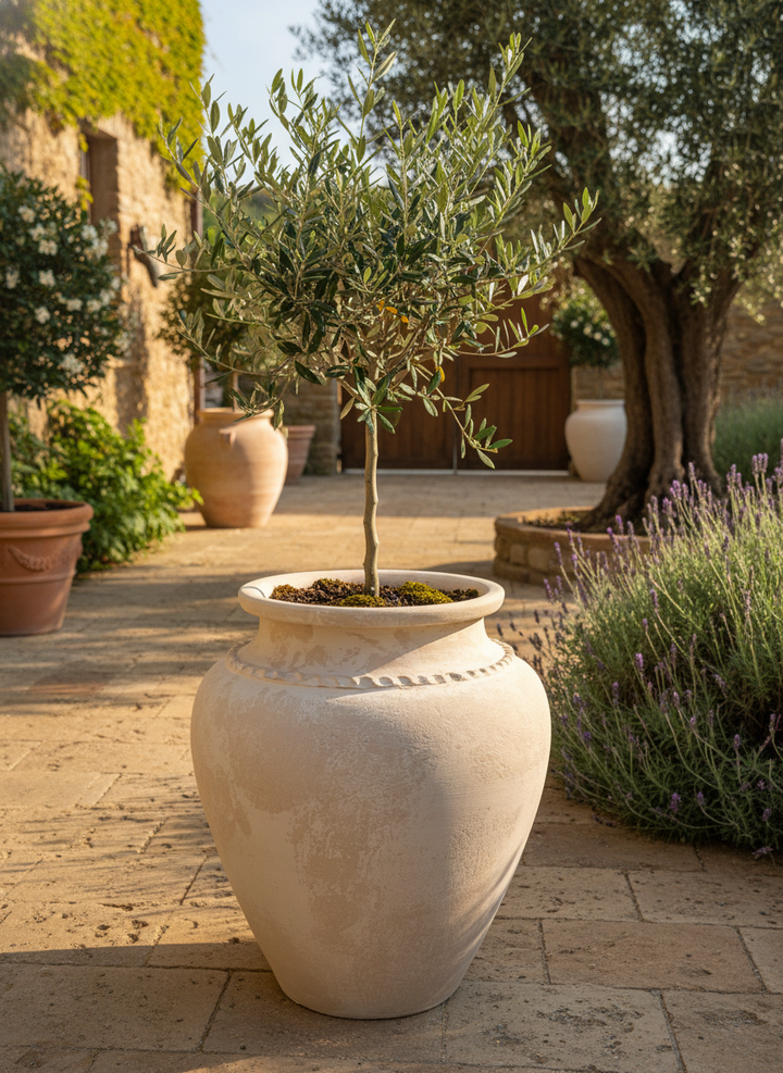 Vaso terracota artesanal Kora D feito à mão Portugal. Decoração e design biofílico; Decoração estilos wabi-sabi, minimalista, rústico, mediterrânico, farmehouse, cottage. Design de interiores; 