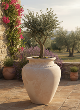 Vaso terracota artesanal Kora D feito à mão Portugal. Decoração e design biofílico; Decoração estilos wabi-sabi, minimalista, rústico, mediterrânico, farmehouse, cottage. Design de interiores; 